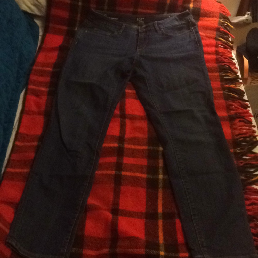 LOFT Curvy Skinny jeans sz 6